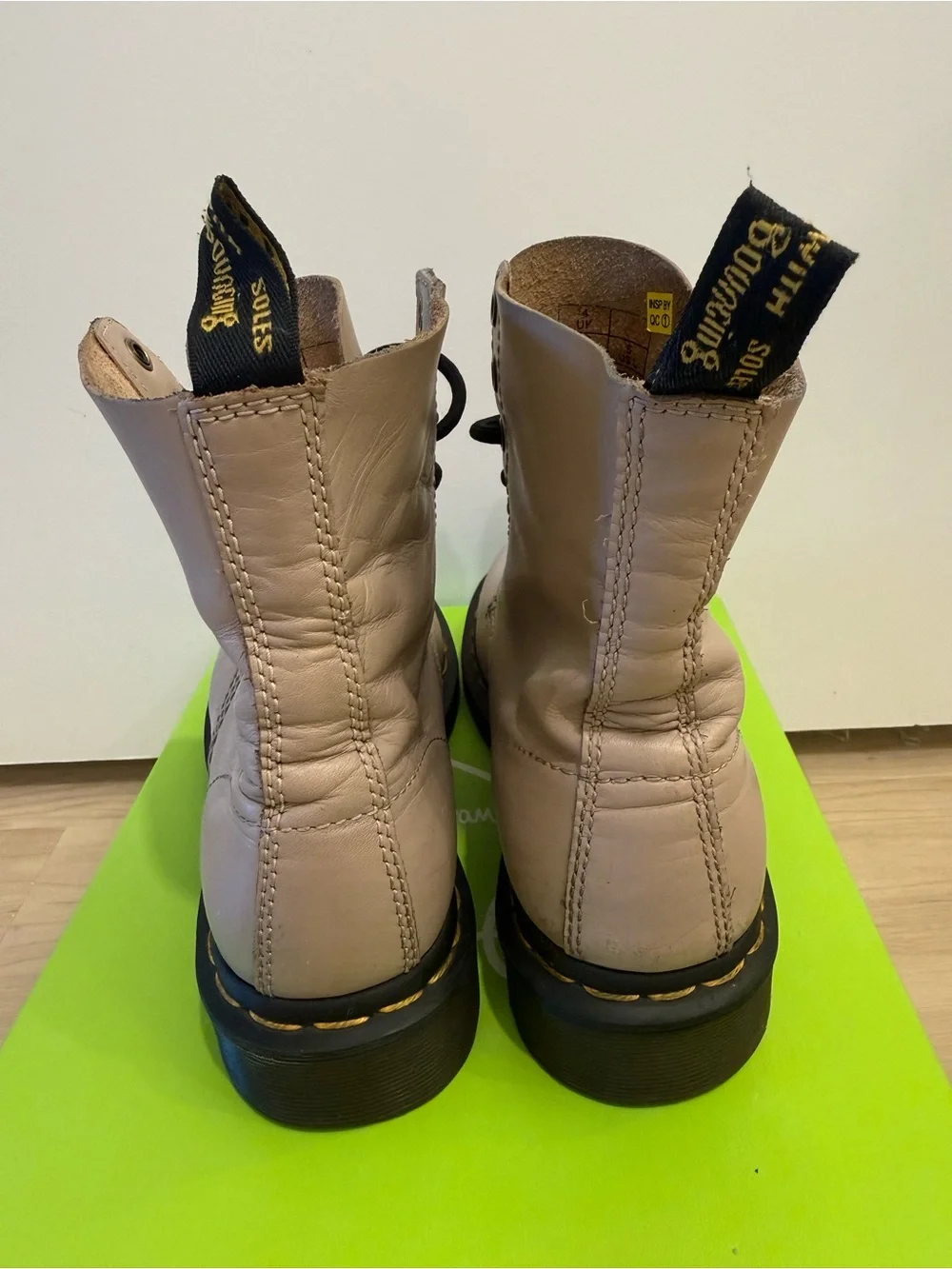Dr. Martens Air Comfort Sole Boots in Light Beige - Picture 3 of 4